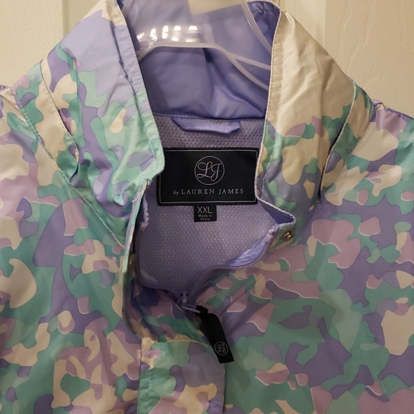 Purple and Green Hoodie - Picture 2 of 3